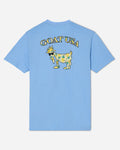 Back of carolina blue Pineapple T-Shirt#color_carolina-blue
