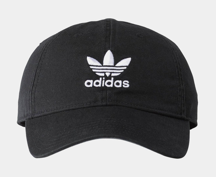 Relaxed Strap-Back Mens Hat (Black)