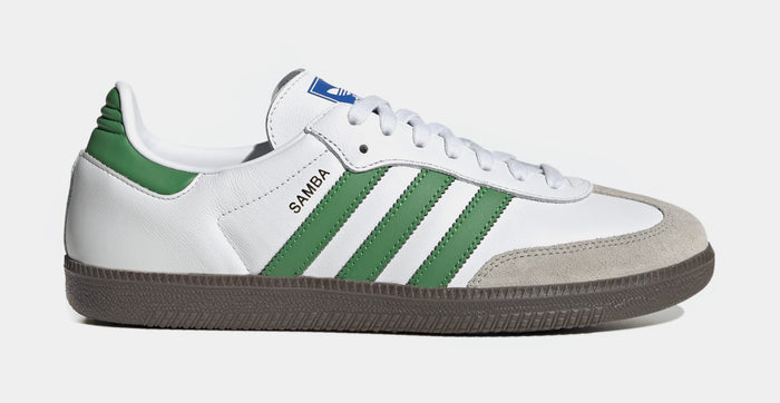 Samba OG Mens Lifestyle Shoes (Cloud White/Green)