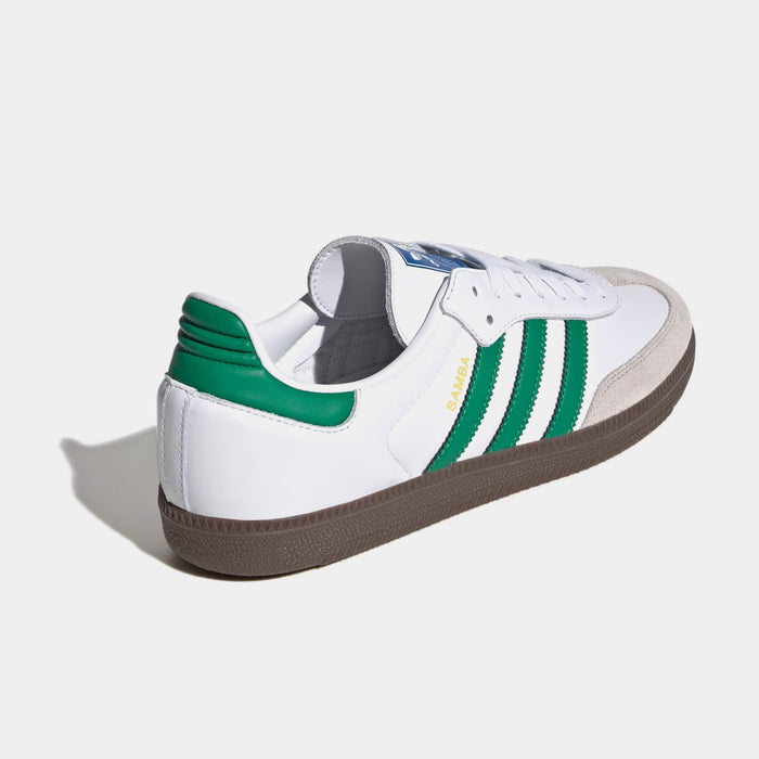 Samba OG Mens Lifestyle Shoes (Cloud White/Green)
