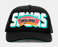 San Antonio Spurs Billboard Trucker Mens Hats (Black)