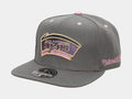San Antonio Spurs Lavender Dreams Mens Fitted Hat (Grey)