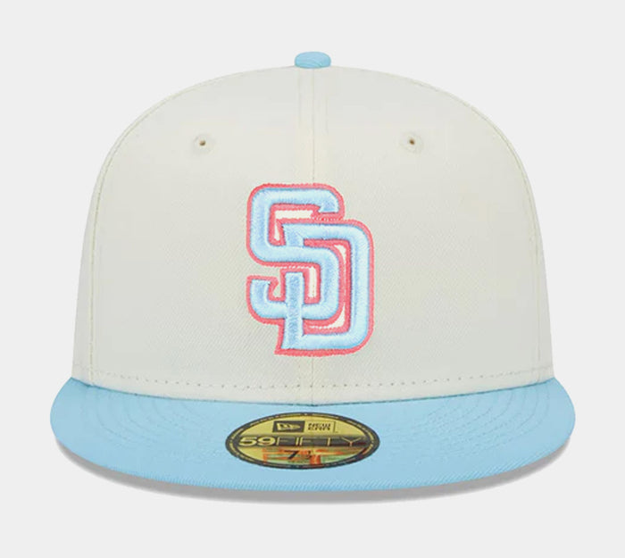 San Diego Padres Colorpack 59Fifty Mens Fitted Hat (Blue/White)