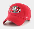 San Francisco 49ers Clean Up Mens Hat (Red/White)