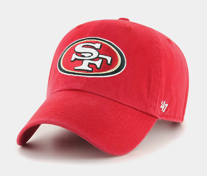 San Francisco 49ers Clean Up Mens Hat (Red/White)