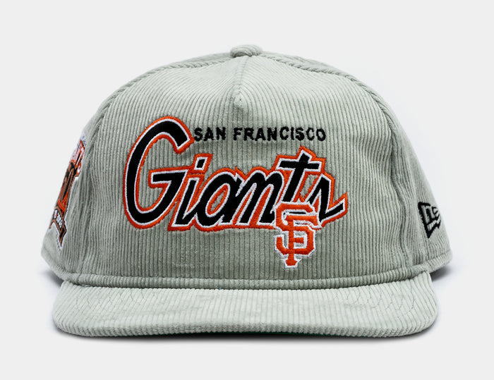 San Francisco Giants Corduroy Golfer Mens Hat (Grey)