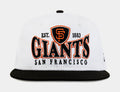 San Francisco Giants Crest 9FIFTY Mens Snapback Hat (White/Black)