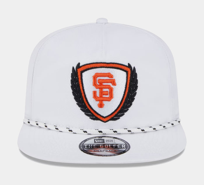 San Francisco Giants Golfer 9FIFTY Mens Snapback Hat (White)