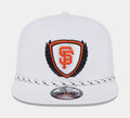 San Francisco Giants Golfer 9FIFTY Mens Snapback Hat (White)
