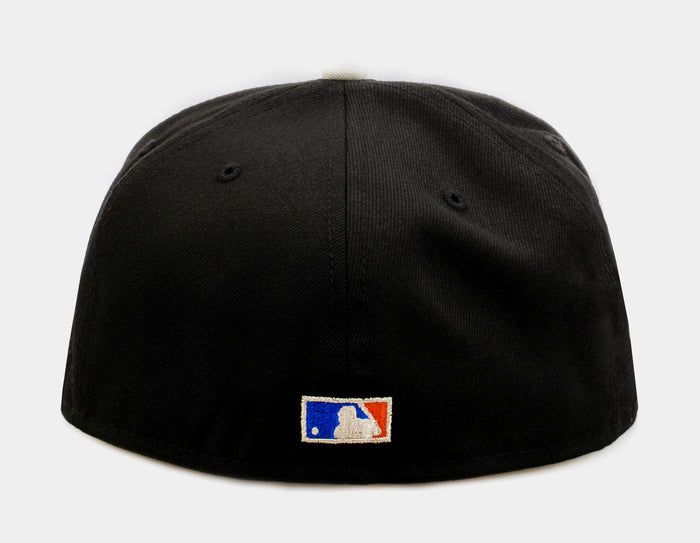 Shoe Palace Exclusive Gingerbread New York Mets 59Fifty Mens Fitted Hat (Black/Brown)