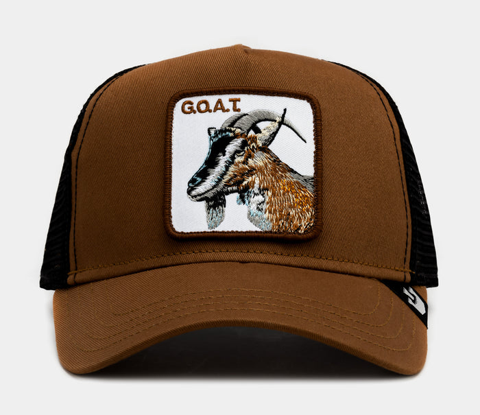 Shoe Palace Exclusive GOAT Palace Trucker Mens Hat (Brown/Black)
