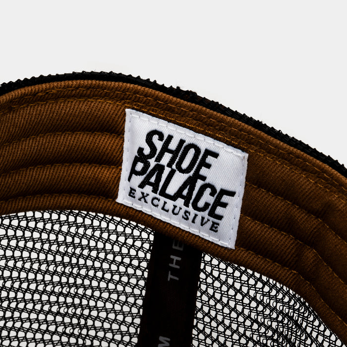 Shoe Palace Exclusive GOAT Palace Trucker Mens Hat (Brown/Black)