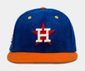 Shoe Palace Exclusive Houston Astros 59Fifty Fitted Mens Hat (Blue/Orange)