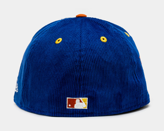 Shoe Palace Exclusive Houston Astros 59Fifty Fitted Mens Hat (Blue/Orange)
