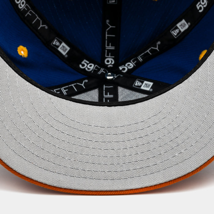 Shoe Palace Exclusive Houston Astros 59Fifty Fitted Mens Hat (Blue/Orange)