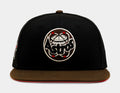 Shoe Palace Exclusive Houston Astros 59Fifty Mens Fitted Hat (Black/Brown)