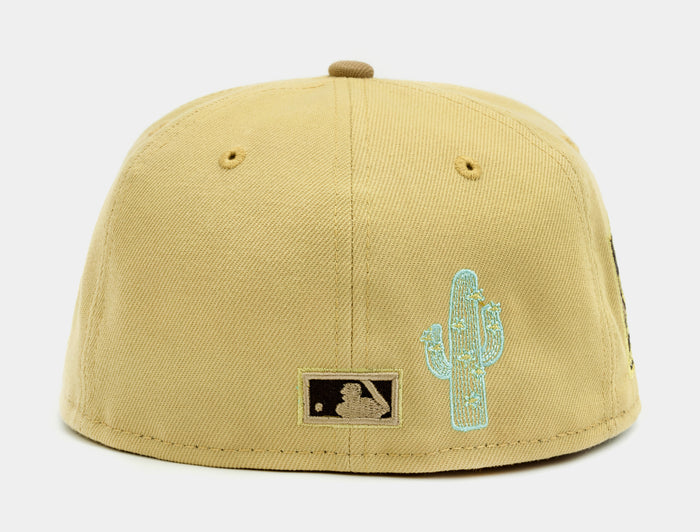 Shoe Palace Exclusive Houston Astros 59Fifty Mens Fitted Hat (Gold/Pine)