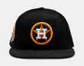 Shoe Palace Exclusive Houston Astros Black Corduroy 59Fifty Fitted Mens Hat (Black)