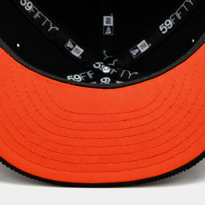 Shoe Palace Exclusive Houston Astros Everyday Cord 59Fifty Fitted Mens Hat (Black/Orange)