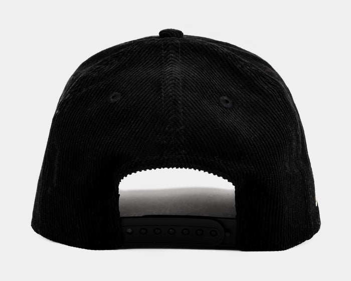 Shoe Palace Exclusive Los Angeles Dodgers Everyday Corduroy 9Forty Snapback Mens Hat (Black/White)
