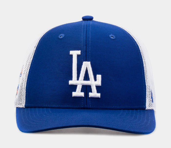 Shoe Palace Exclusive Los Angeles Dodgers Mens Trucker Hat (Blue)