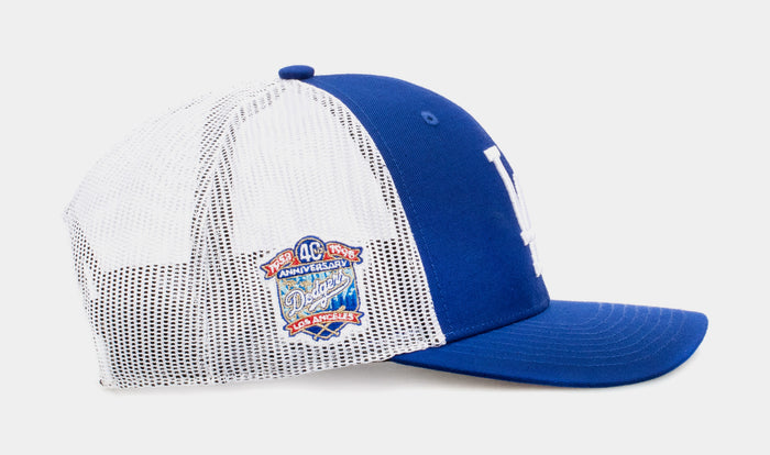 Shoe Palace Exclusive Los Angeles Dodgers Mens Trucker Hat (Blue)