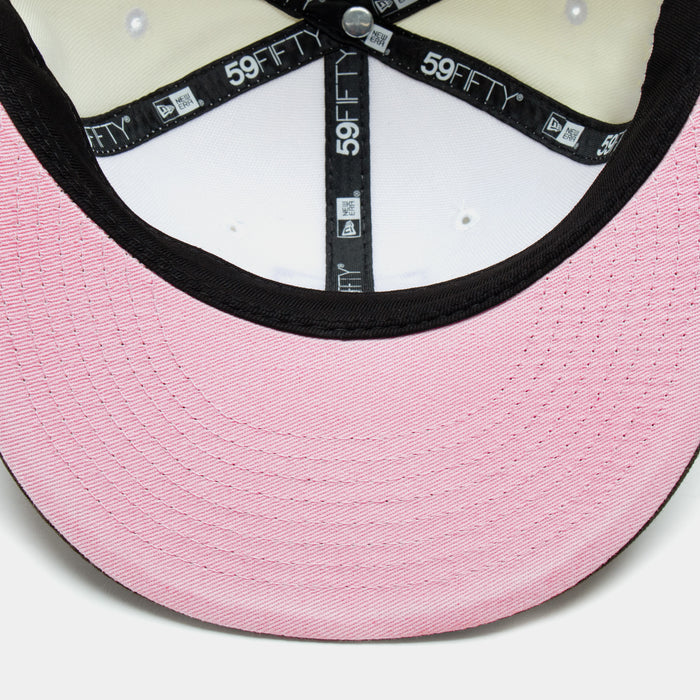 Shoe Palace Exclusive New York Yankees Cherry Blossom 59Fifty Mens Fitted Hat (Beige/Pink)