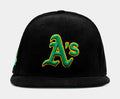 Shoe Palace Exclusive Oakland A's Everyday Cord 59Fifty Fitted Mens Hat (Black/Green)