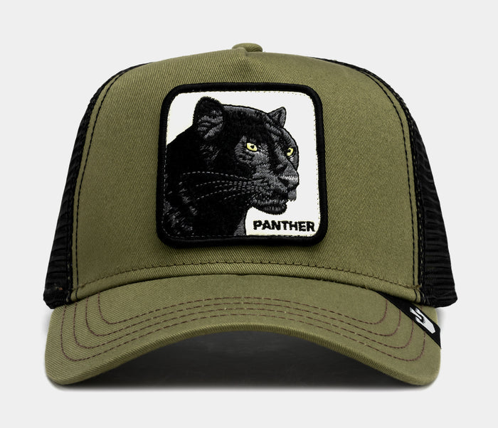 Shoe Palace Exclusive Panther Palace Trucker Mens Hat (Olive/Black)