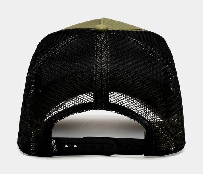 Shoe Palace Exclusive Panther Palace Trucker Mens Hat (Olive/Black)