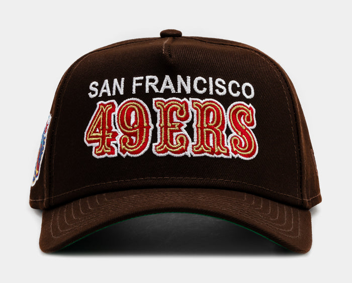 Shoe Palace Exclusive San Francisco 49ers 9Forty Snapback Mens Hat (Brown)