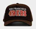 Shoe Palace Exclusive San Francisco 49ers 9Forty Snapback Mens Hat (Brown)