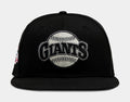 Shoe Palace Exclusive San Francisco Giants Blackout 59Fifty Mens Hat (Black)
