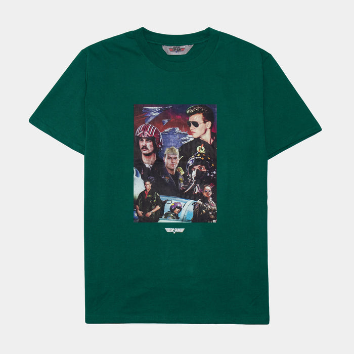 Shoe Palace X Top Gun Collage Tee Mens T-Shirt (Green)