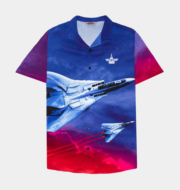 Shoe Palace x Top Gun Danger Zone Shirt Mens Shirt (Blue)