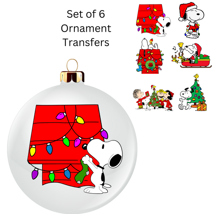 Snoop Set of Six Ornaments UV DTF DOUBLE SIDED