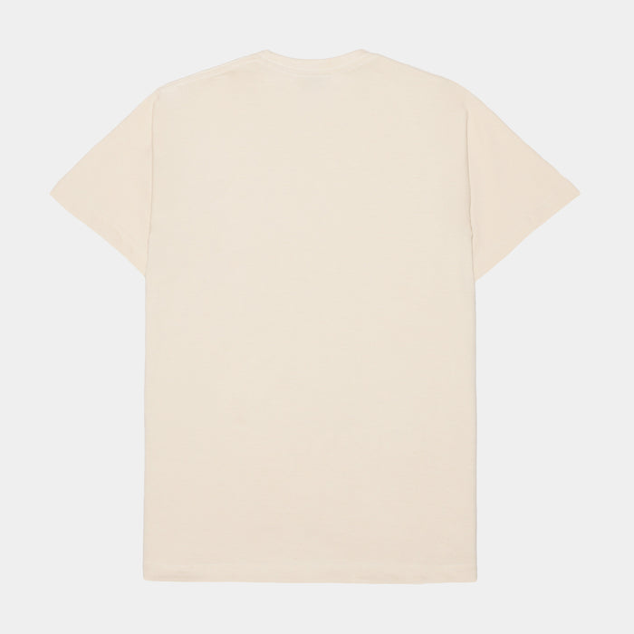 Solid Novelty Mens Short Sleeve Shirt (Tan)
