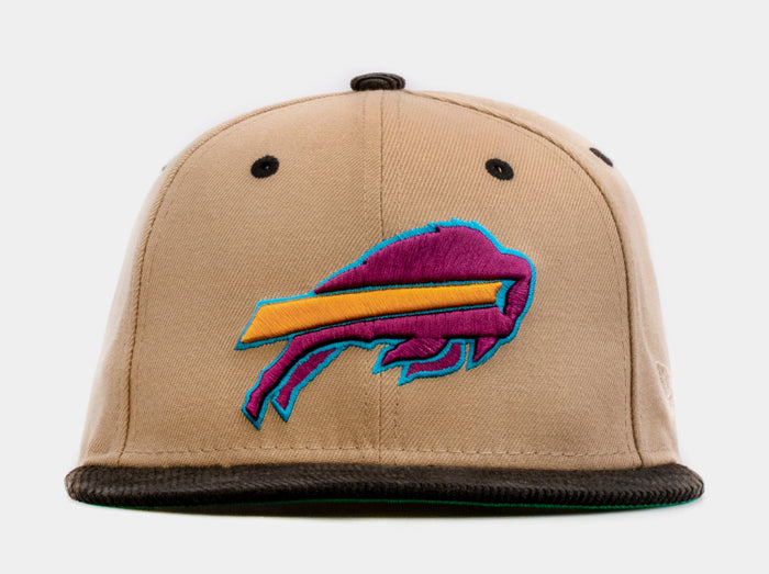 SP Exclusive Desert Sky Buffalo Bills 59Fifty Mens Fitted Hat (Beige/Black)