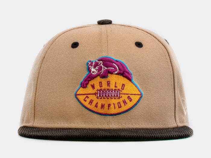 SP Exclusive Desert Sky Chicago Bears 59Fifty Mens Fitted Hat (Beige/Black)