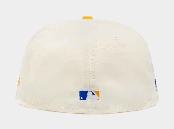 SP Exclusive Homage To LA Los Angeles Dodgers 59Fifty Mens Fitted Hat (White/Blue)