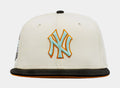 SP Exclusive Reverse Dreams New York Yankees 59Fifty Mens Fitted Hat (Beige/Black)