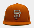 SP Exclusive Rust San Francisco Giants 59Fifty Mens Fitted Hat (Orange)