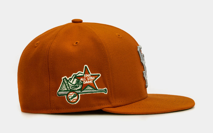 SP Exclusive Rust San Francisco Giants 59Fifty Mens Fitted Hat (Orange)