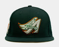 SP Exclusive St. Patty's Day Anaheim Angels 59Fifty Mens Fitted Hat (Dark Green)