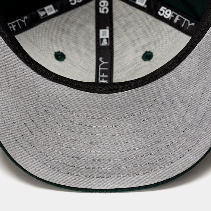 SP Exclusive St. Patty's Day Anaheim Angels 59Fifty Mens Fitted Hat (Dark Green)