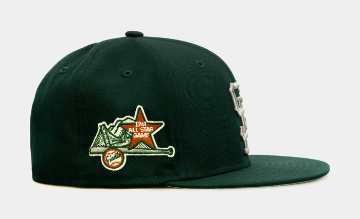 SP Exclusive St. Patty's Day San Francisco Giants 59Fifty Mens Fitted Hat (Dark Green)