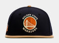 SP Exclusive Varsity Blues Golden Gate Warriors 59Fifty Mens Fitted Hat (Navy/Pine)