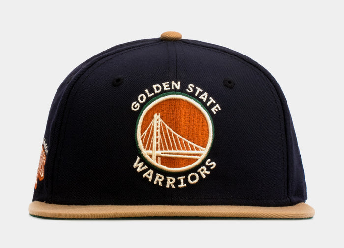 SP Exclusive Varsity Blues Golden Gate Warriors 59Fifty Mens Fitted Hat (Navy/Pine)
