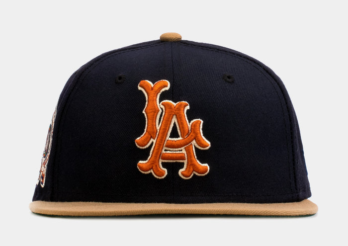 SP Exclusive Varsity Blues Los Angeles Angels 59Fifty Mens Fitted Hat (Navy/Pine)