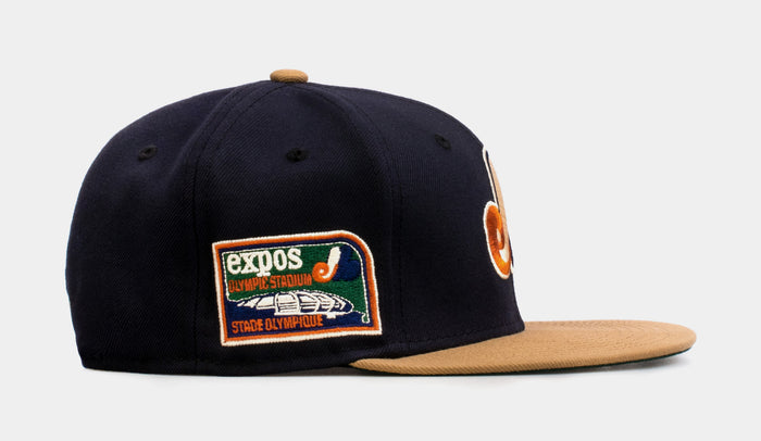 SP Exclusives Varsity Blues Montreal Expos 59Fifty Mens Fitted Hat (Navy/Pine)